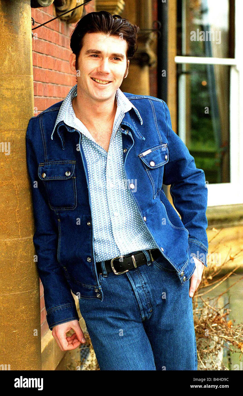 Ian Kelsey Actor star of the Musical Grease Stock Photo Alamy