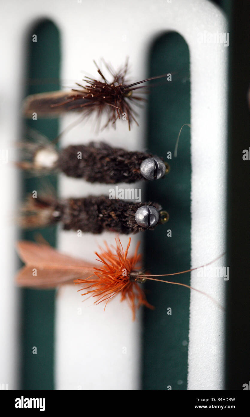 Vintage fishing tackle Stock Photo Alamy