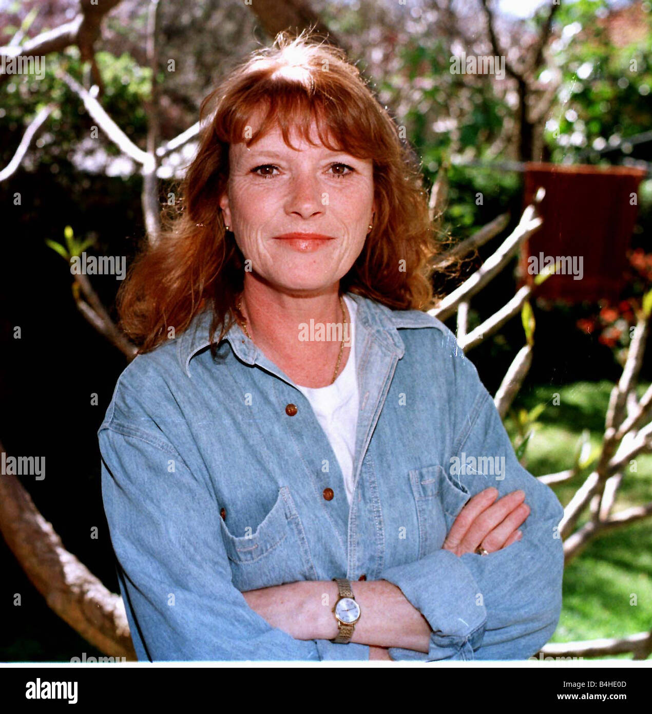 Lynn Dalby actress ex Emmerdale Farm October 1997 Stock Photo - Alamy