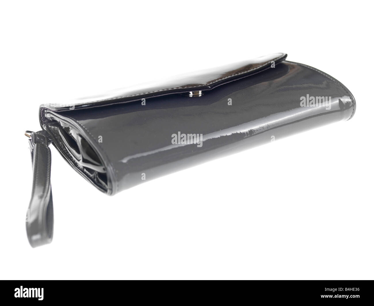 Black and Grey Clutch Bag Stock Photo Alamy