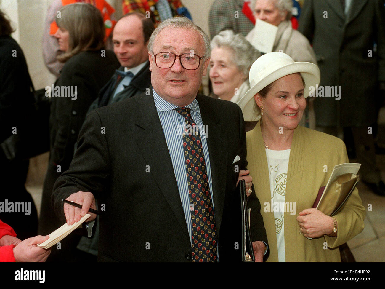 Edward woodward and michelle hires stock photography and images Alamy