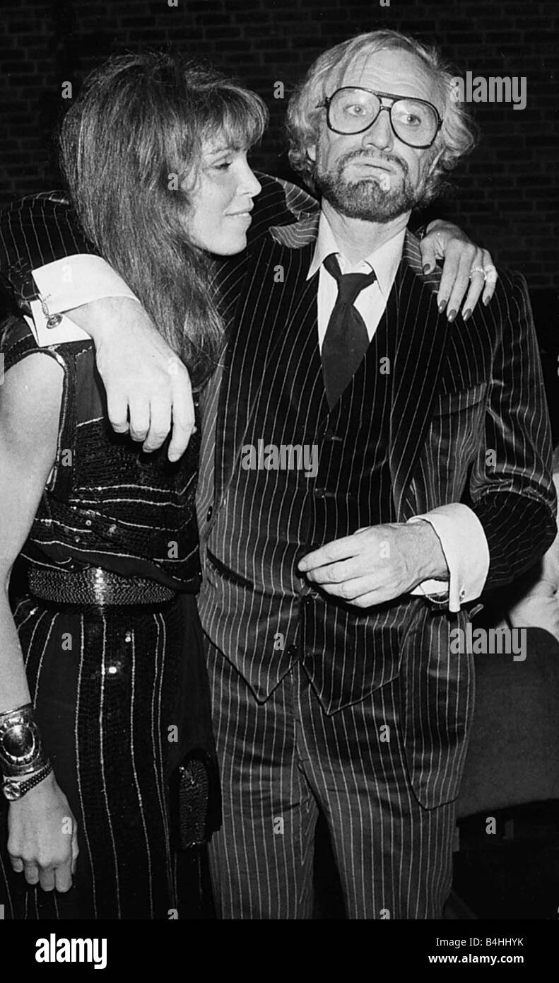 Rick Turkel Richard Harris Irish actor with ex wife Ann Turkel in November 1982 ...