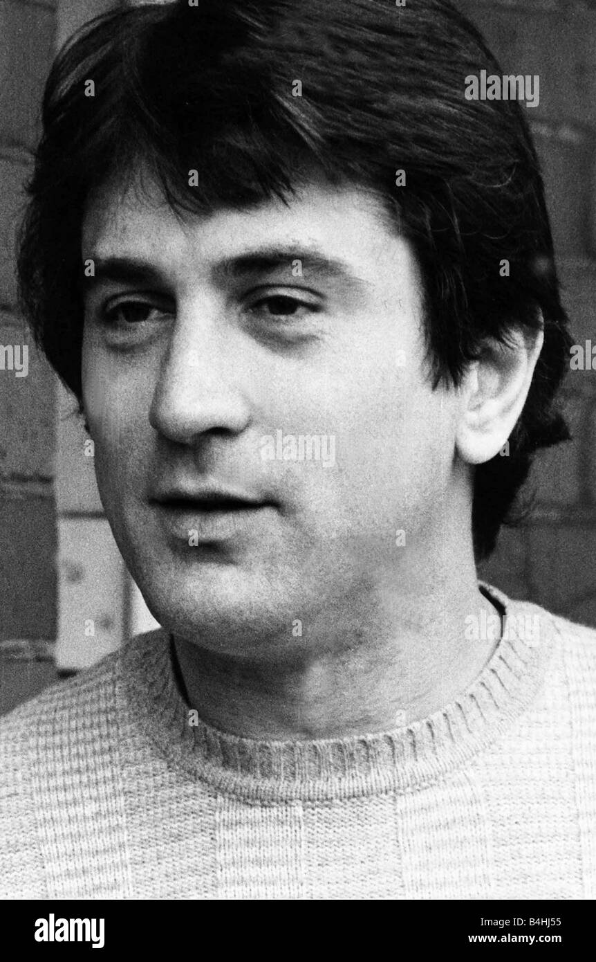 Robert De Niro American actor January 1981 Stock Photo Alamy