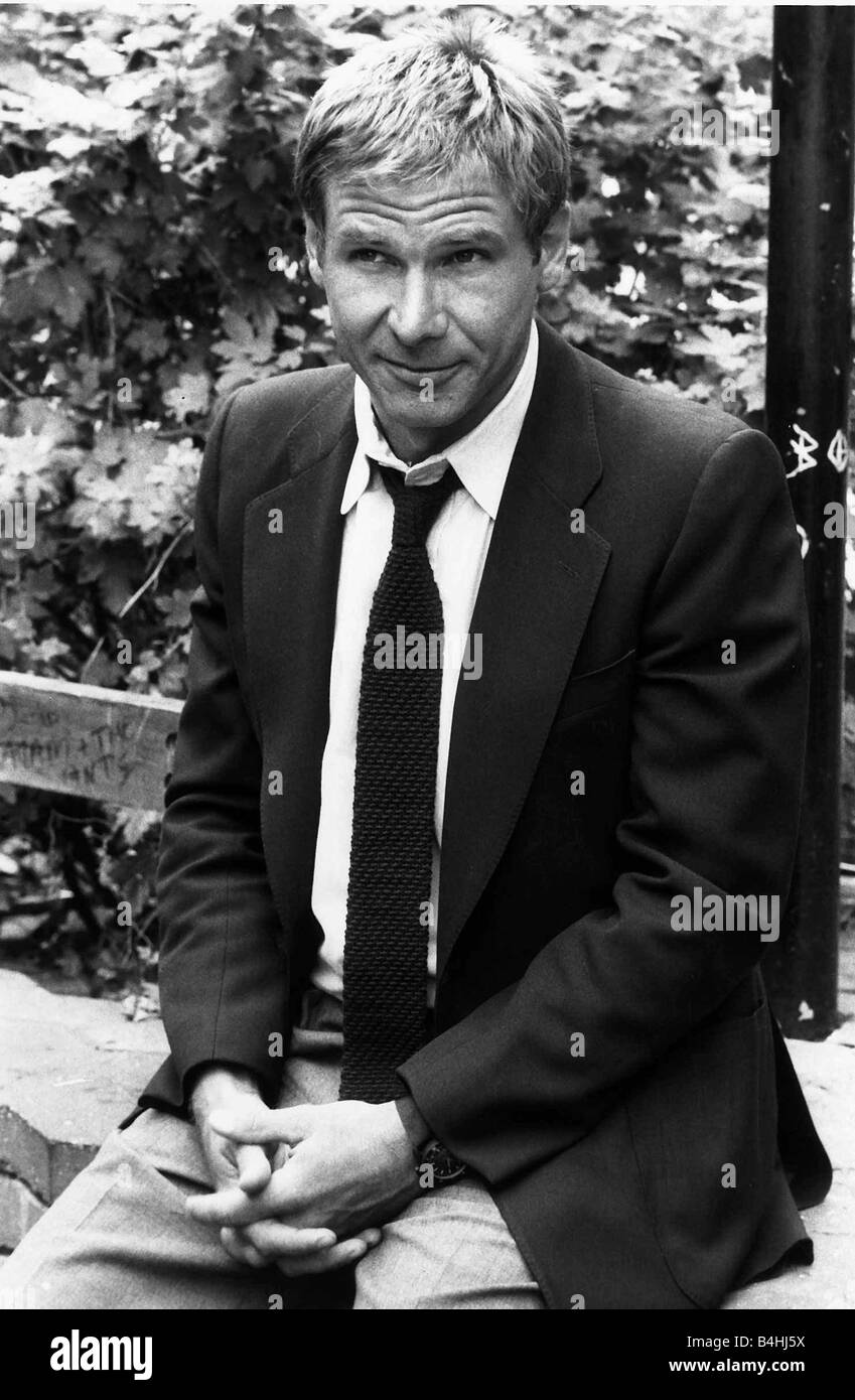 Harrison Ford American actor July 1981 Stock Photo