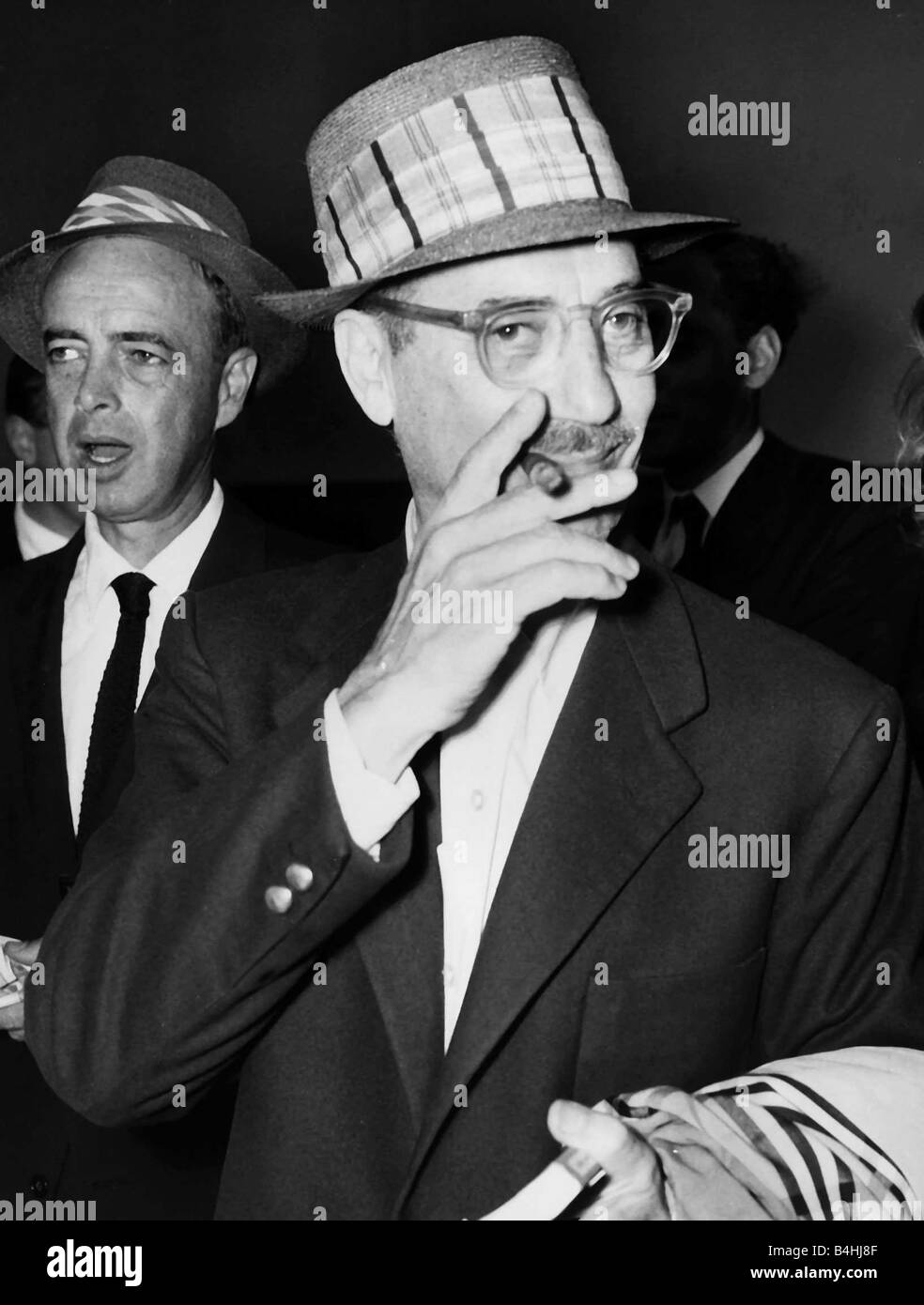 Groucho Marx American comedy actor 1958 Stock Photo