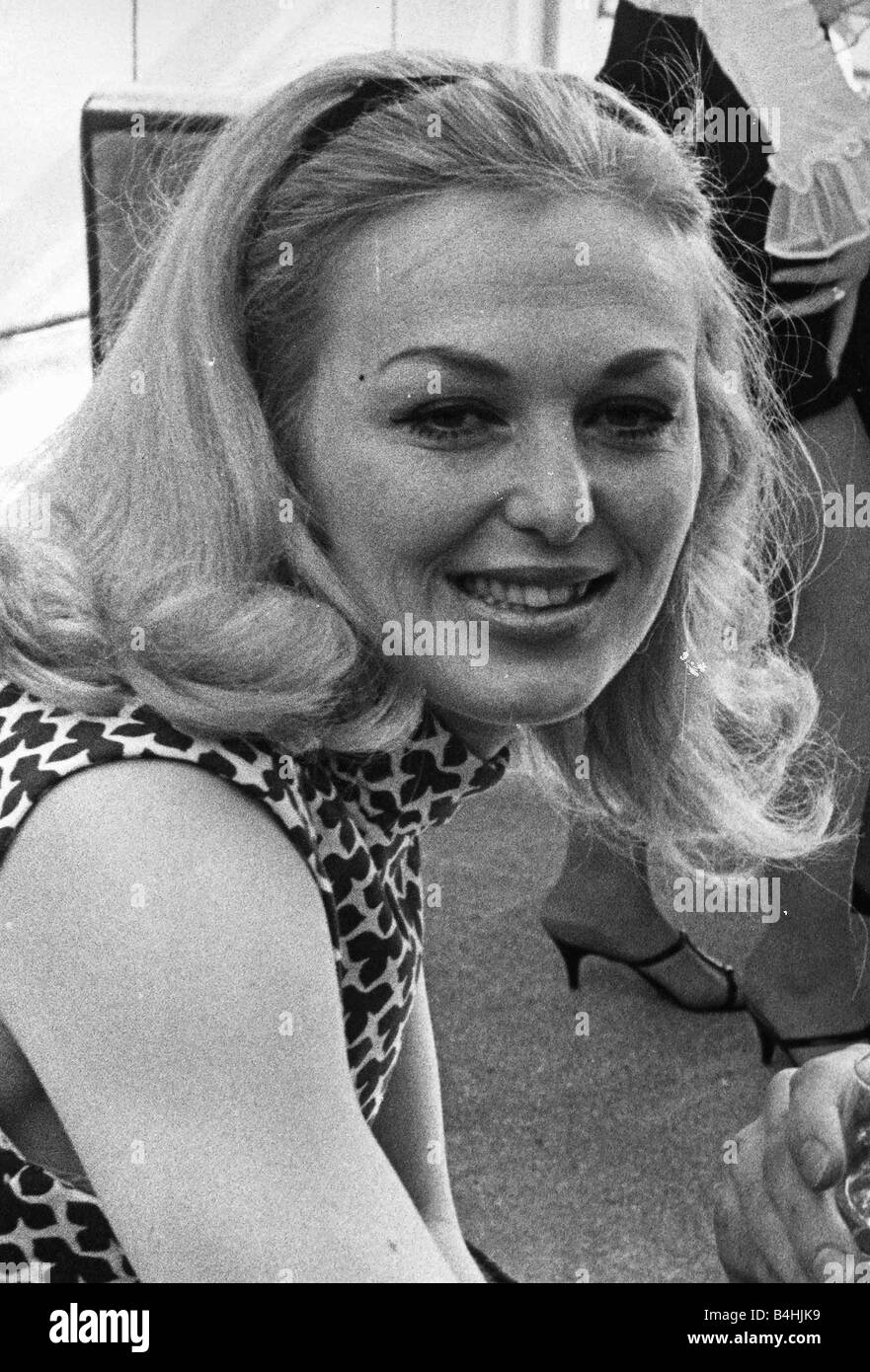 Eleanor Connery wife of Neil Connery actor brother of Sean Connery 1968 Stock Photo