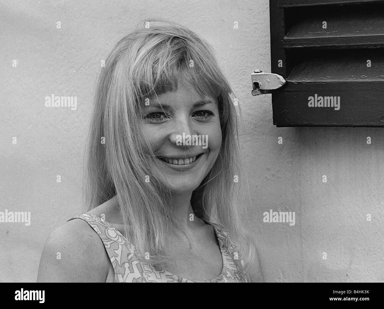 British actress Barbara Ferris who played barmaid Nona Williams in the television programme Coronation Street 1966 Stock Photo