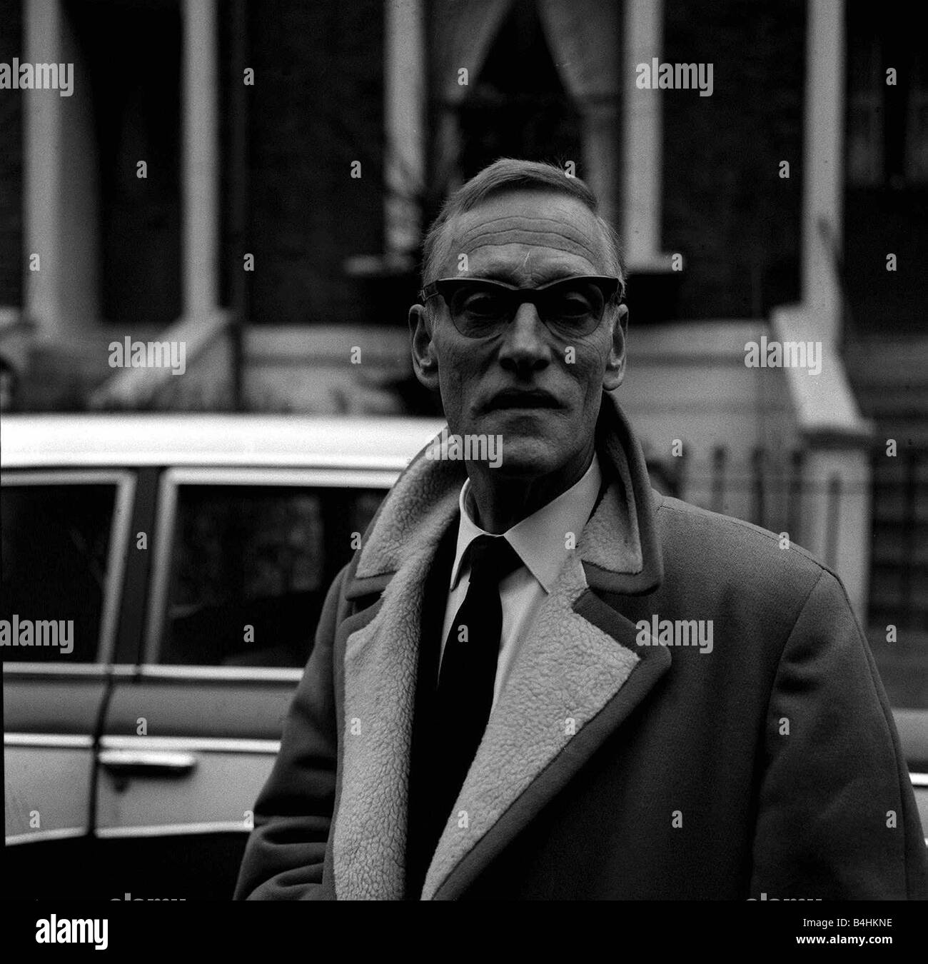 Wilfred Brambell actor after appearing in court December 1962 Stock Wilfred Brambell actor after appearing in court December 1962 Stock