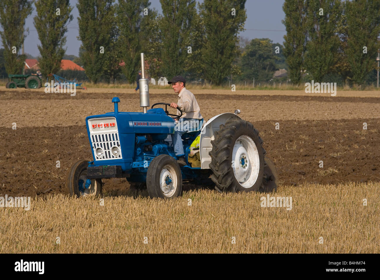 Ford 3000 Tractor Norfolk UK September Stock Photo Alamy