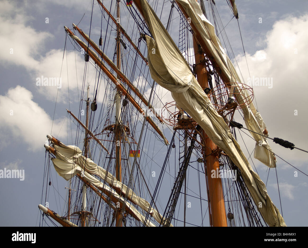 sailing ship rigging Stock Photo Alamy