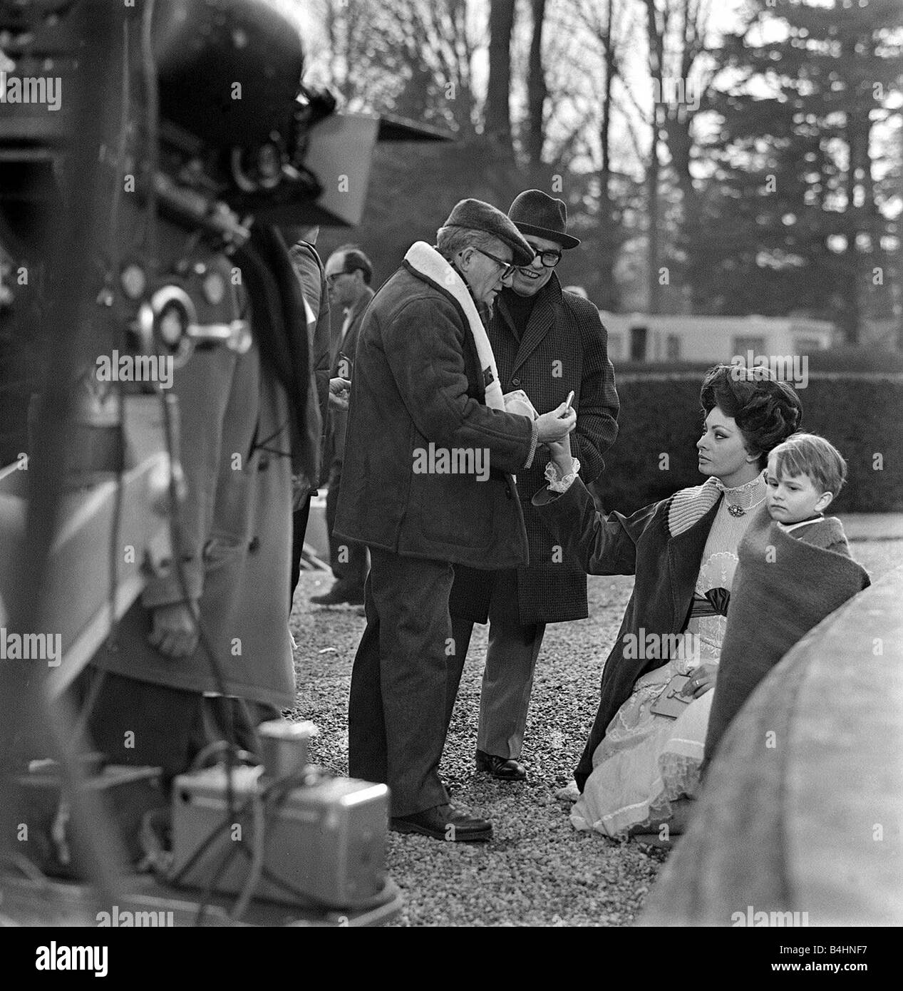 Sophia Loren March 1965 Actress in Lady L filmed at Castle Howard in