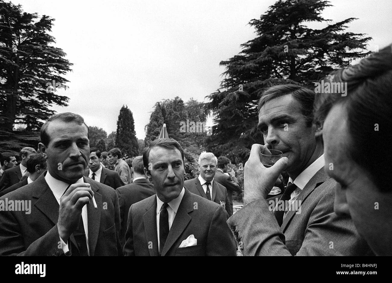 England World Cup football team July 1966 At Pinewood studio On the set