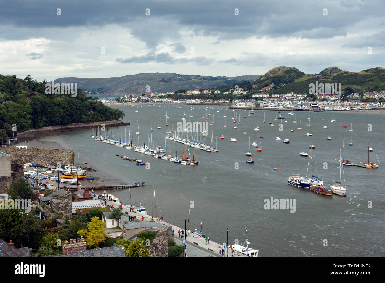 Conwy in North Wales Stock Photo Alamy