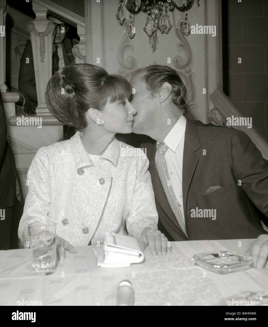 Audrey Hepburn October 1964 With Rex Harrison At The New York Premier Stock Photo Alamy