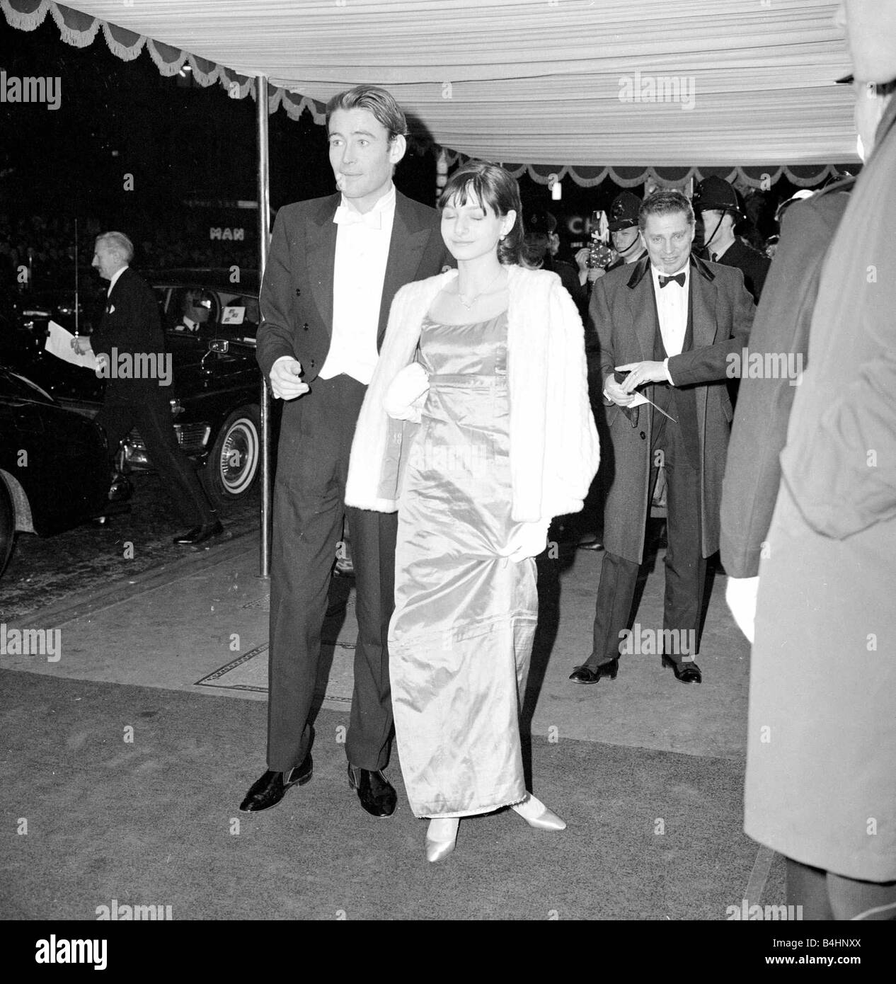 Actor Peter O Toole with Miss Buck at a Film Premiere February 1965 1960s Mirrorpix Stock Photo