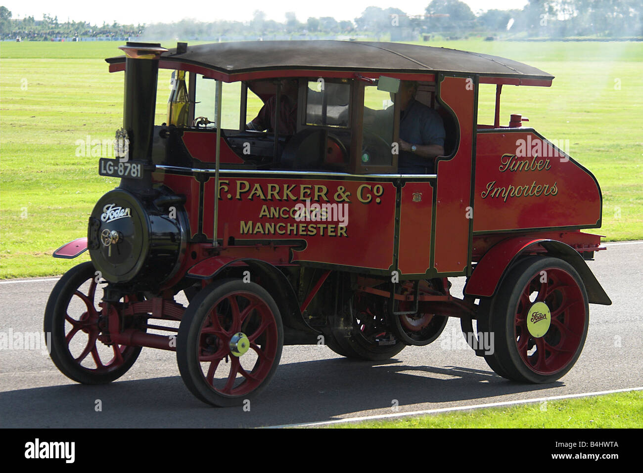 Foden Steam Tractor Stock Photo