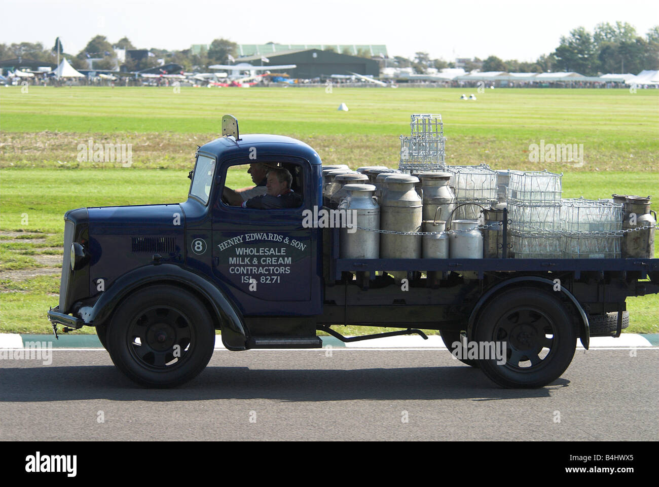 Bedford Dropside Lorry Stock Photo