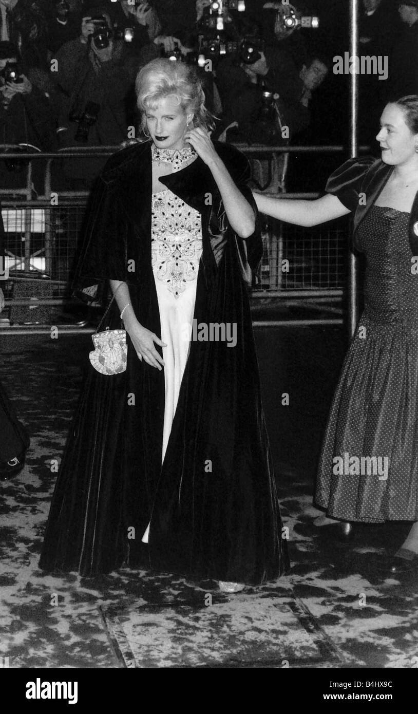 Daryl Hannah American actress at film premiere 1990 of Steel Magnolias