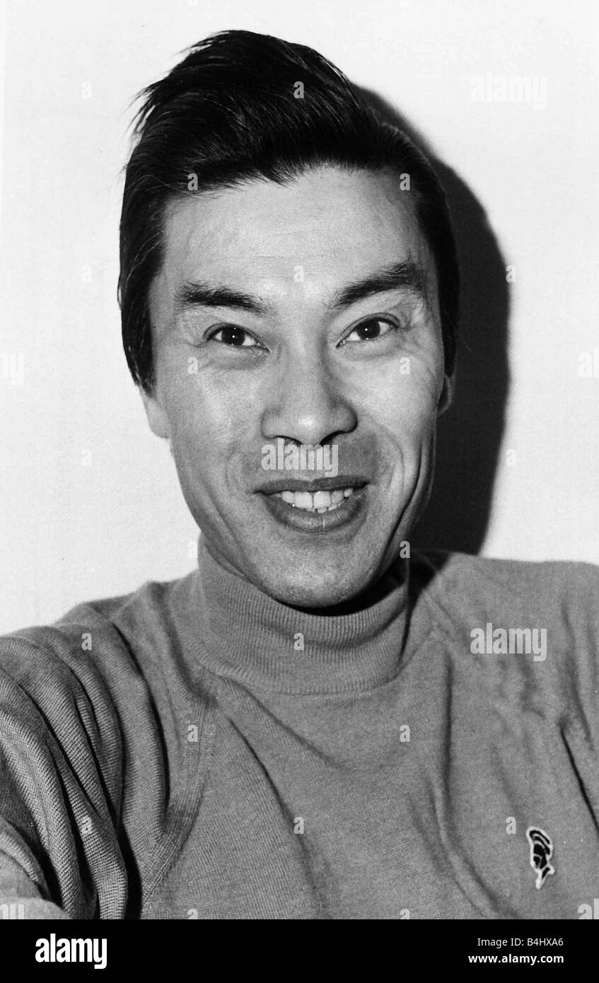 Burt Kwouk Oriental actor 1972 Stock Photo Alamy