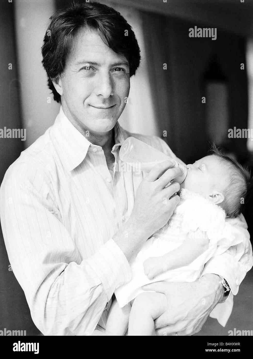 Dustin Hoffman actor April 1983 dbase msi Stock Photo - Alamy