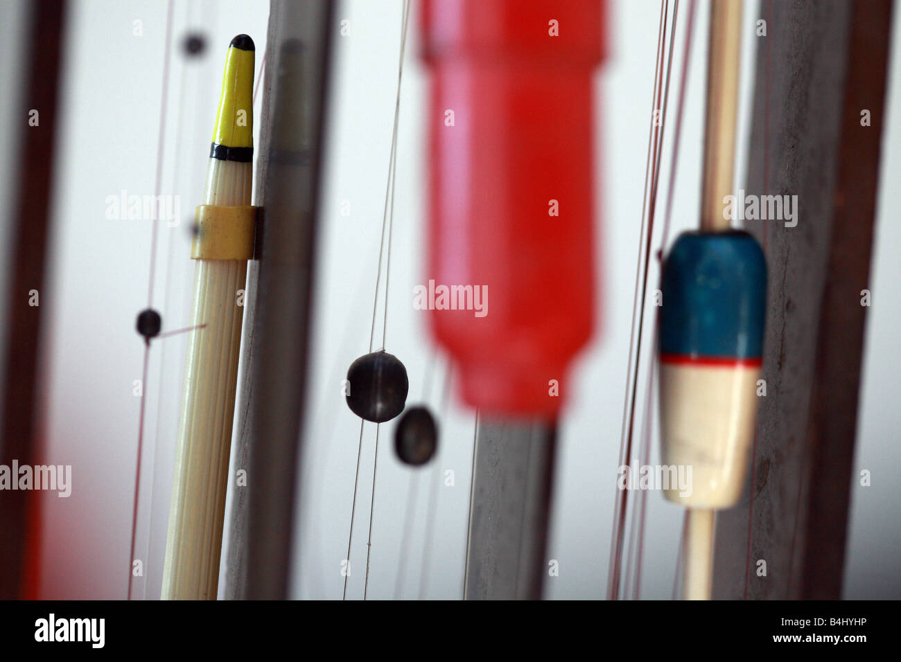 Vintage fishing floats Stock Photo Alamy