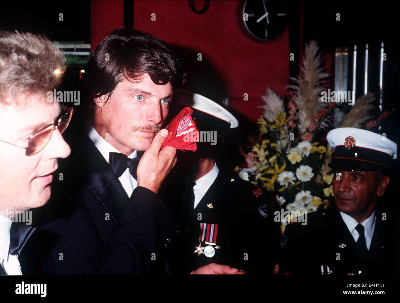 Christopher Reeve Actor at the premiere of Superman 3 July 1983 DBASE ...