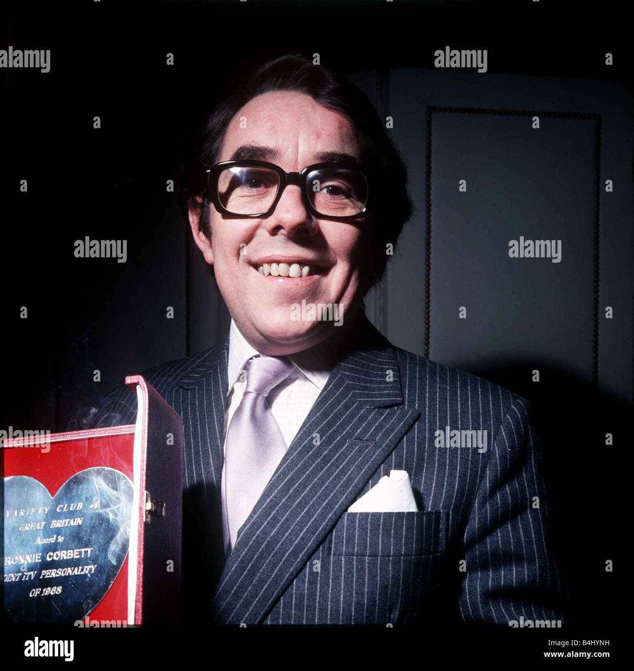 Ronnie Corbett Comedian Actor at the business awards 1968 Stock Photo