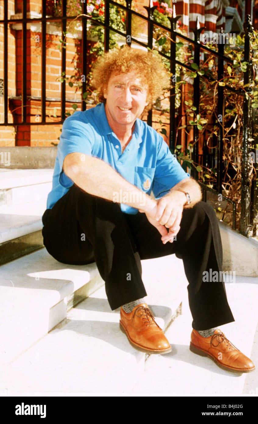 Gene Wilder the actor September 1989 Dbase msi Stock Photo - Alamy