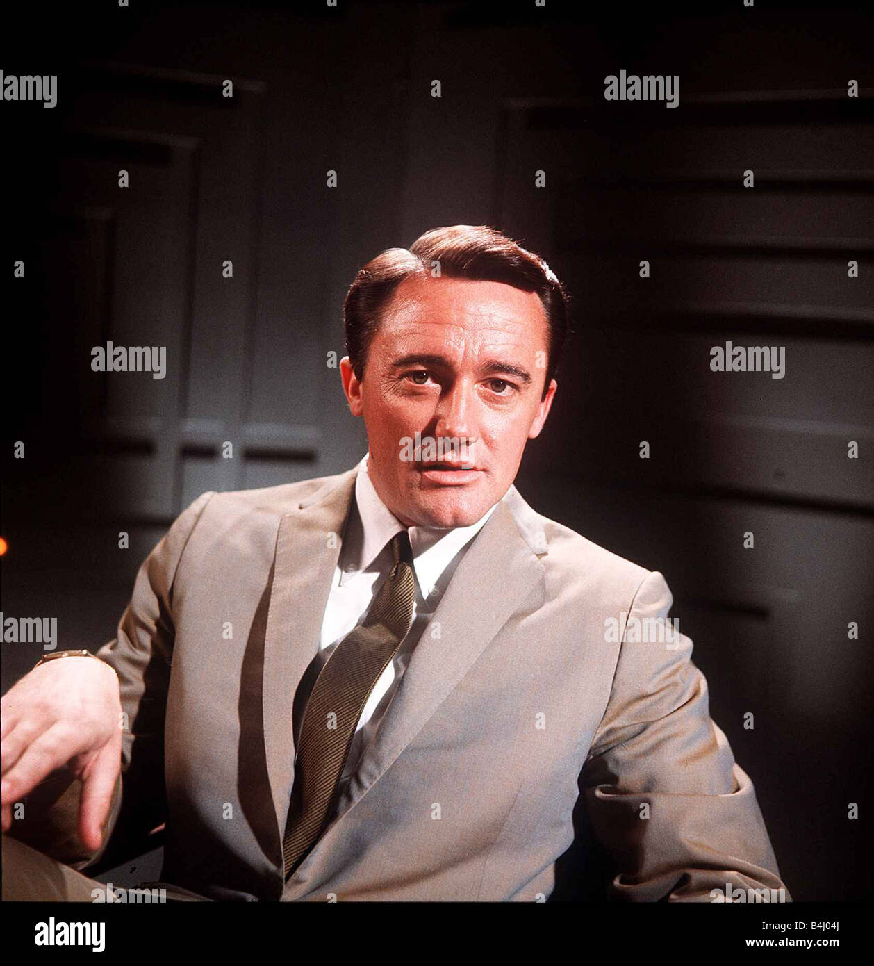 American actor Robert Vaughn at the BBC Stock Photo Alamy