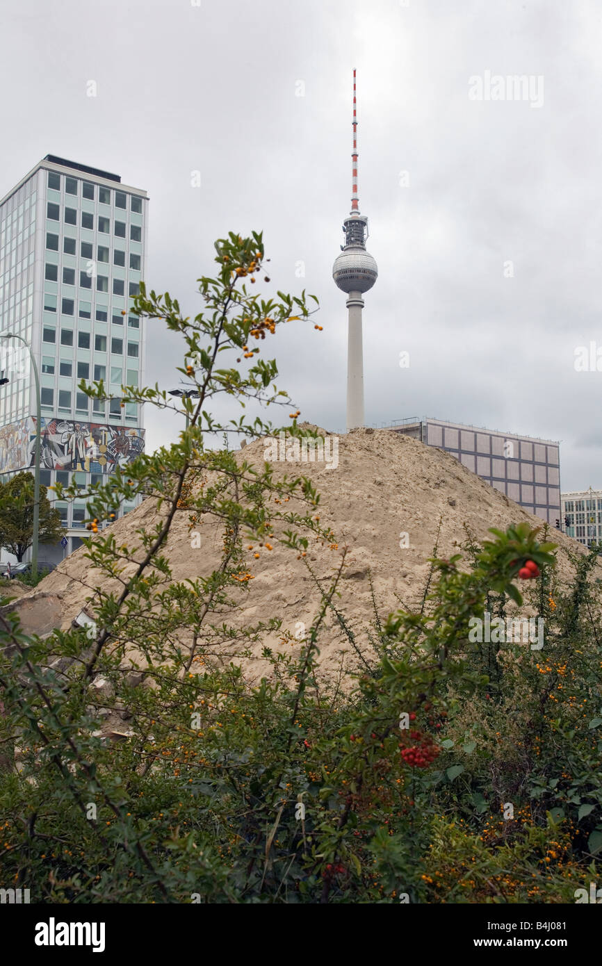 Fernsehturm in berlin Stock Photo
