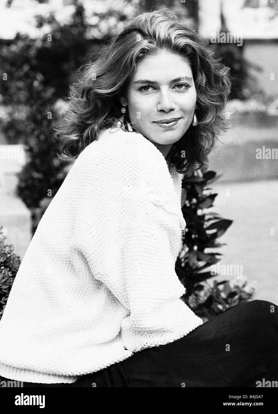 Kelly McGillis American actress in London to publicise her new film Witness Stock Photo