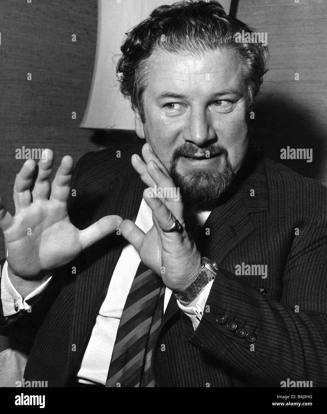 British actor Peter Ustinov whose play Halfway Up The Tree opens in London this week Stock Photo