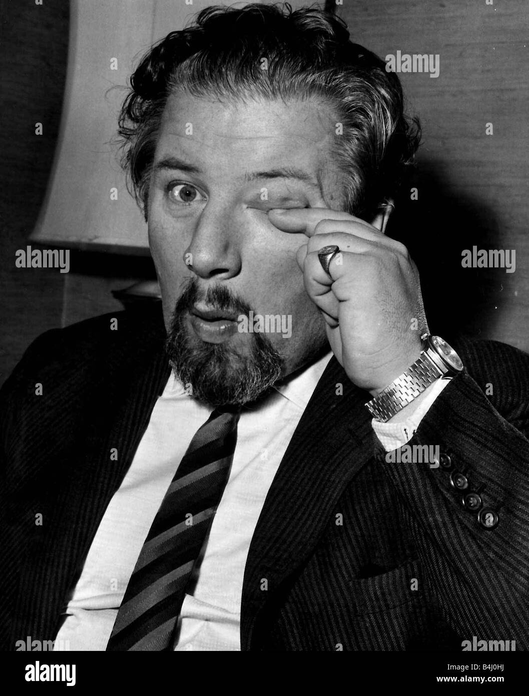 British actor Peter Ustinov whose play Half Way Up The Tree opens in London this week Stock Photo