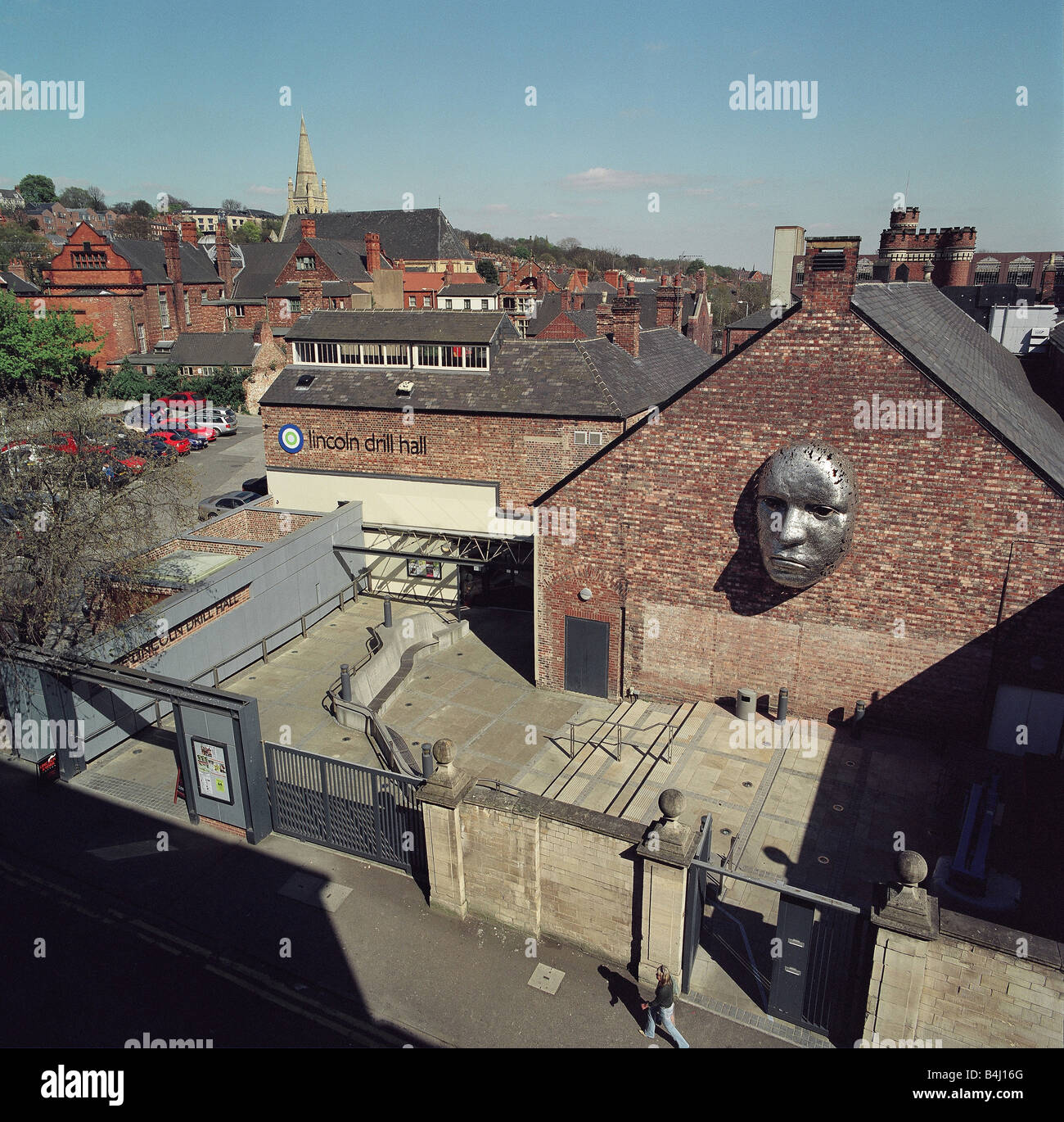 Lincoln Drill Hall Stock Photo Alamy