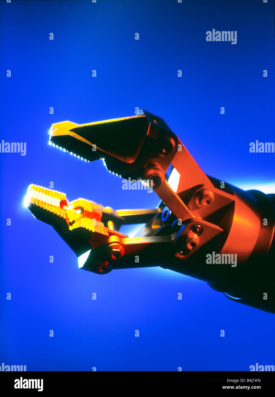 Robotic arm ROV deep sea oil industry Stock Photo