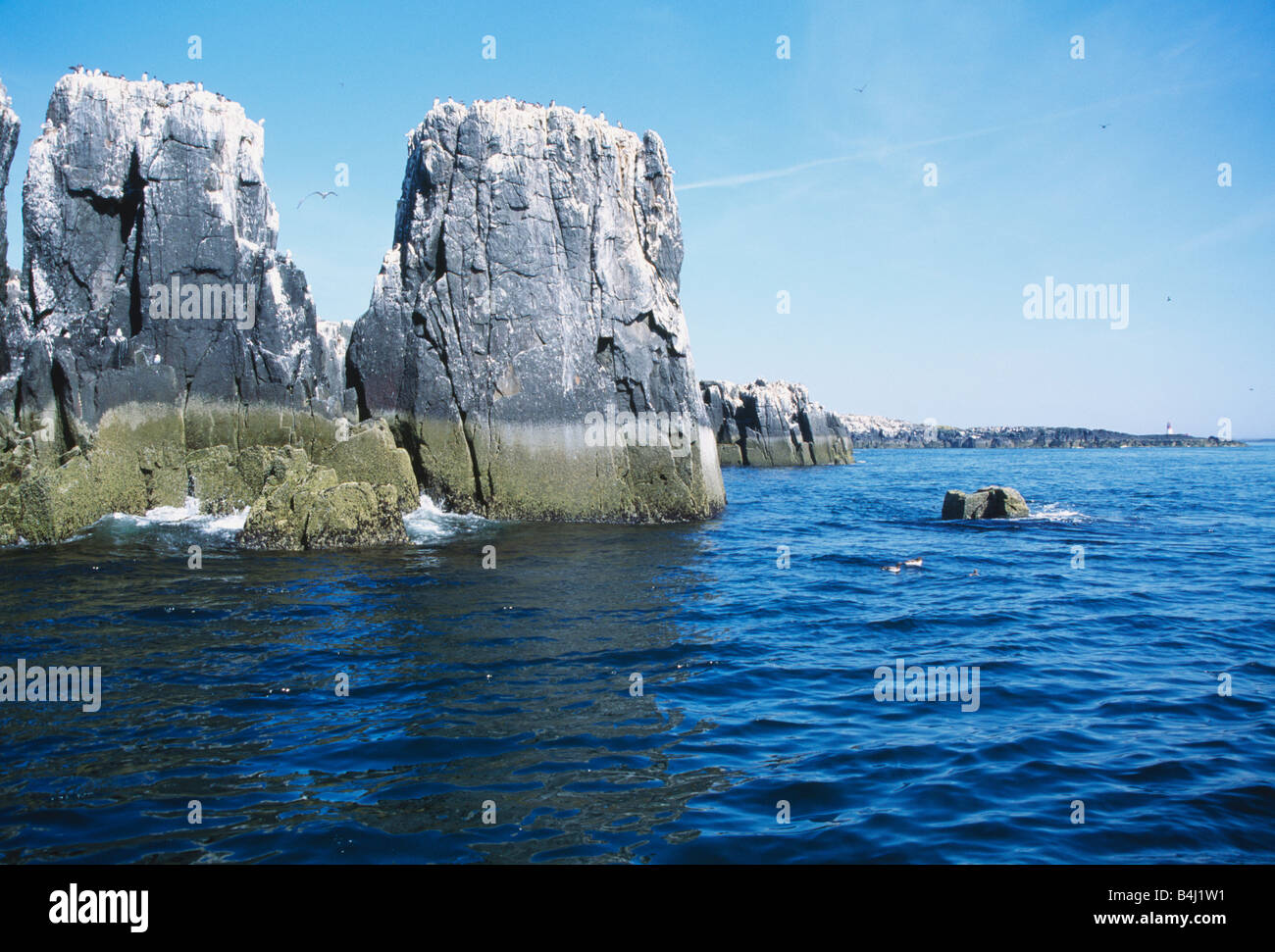 Blue ocean rocky cliffs hi-res stock photography and images - Alamy