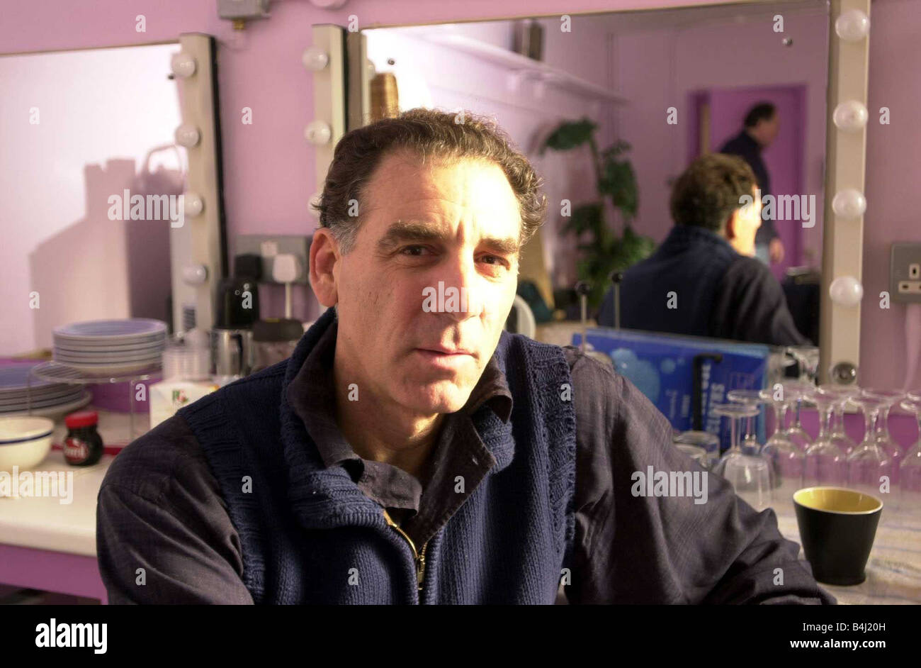 Actor Michael Richards April 2003 who played kramer in seinfeld pictured at the strand theatre today mirrorpix Stock Photo