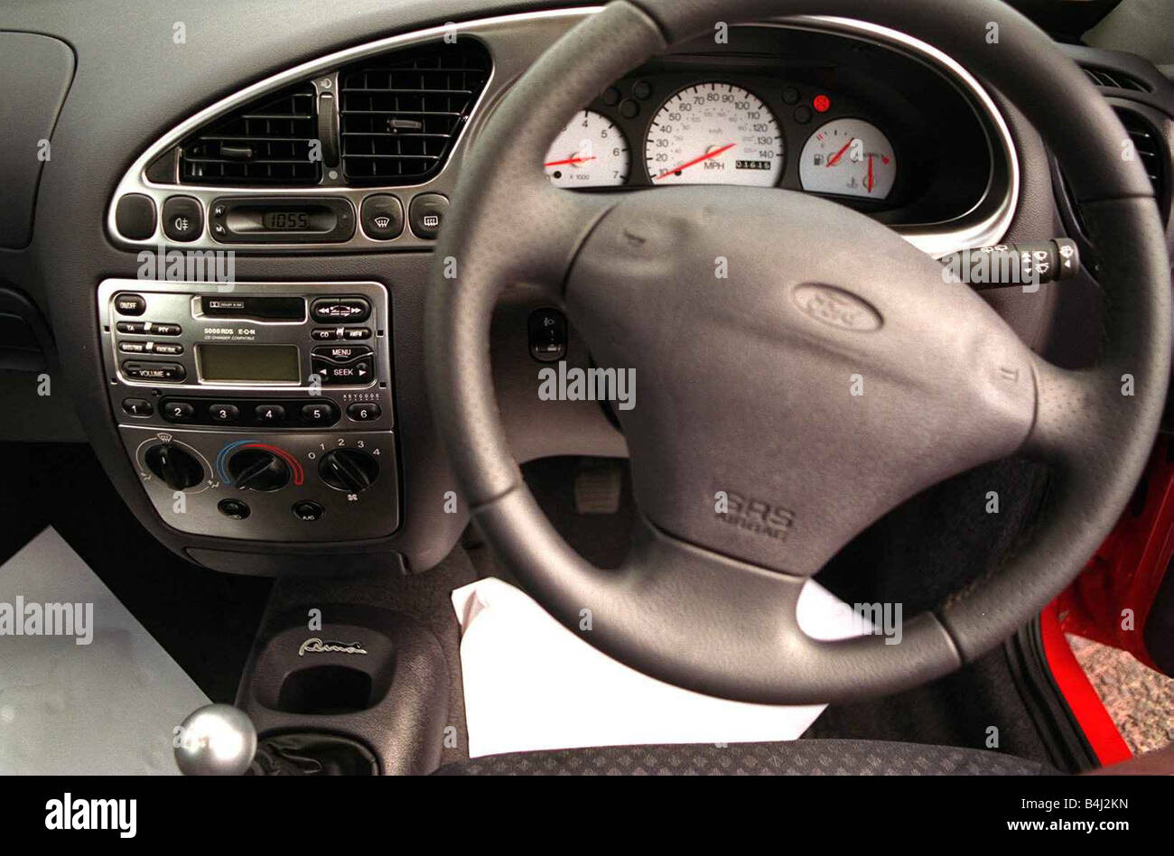 Interior of the Ford Puma car August 1997 Stock Photo - Alamy
