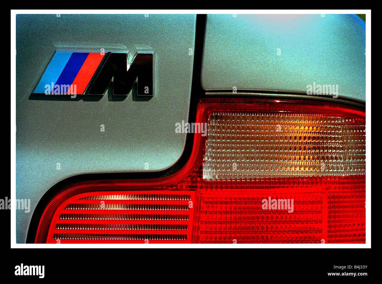BMW Z3 Coupe April 1999 M Sport logo badge rear lights Stock Photo