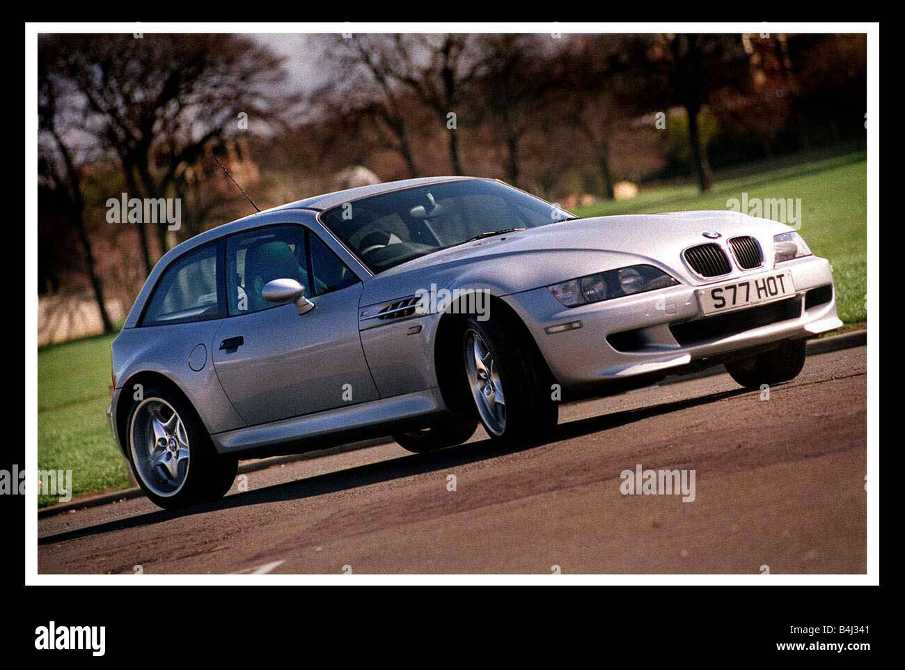 BMW Z3 Coupe April 1999 Alloy wheels Stock Photo