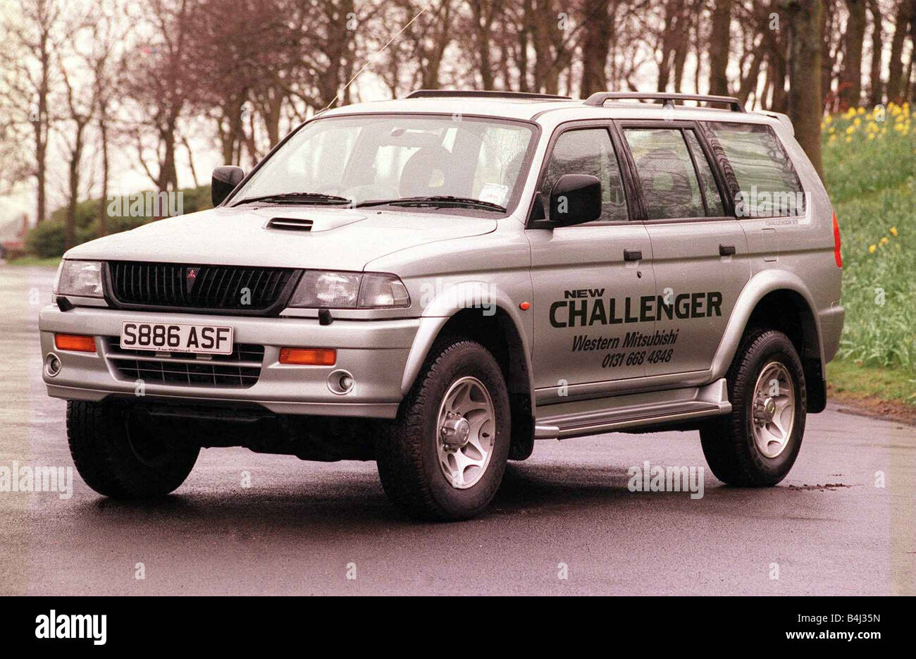 Mitsubishi Challenger car March 1999 S registration Stock Photo Alamy