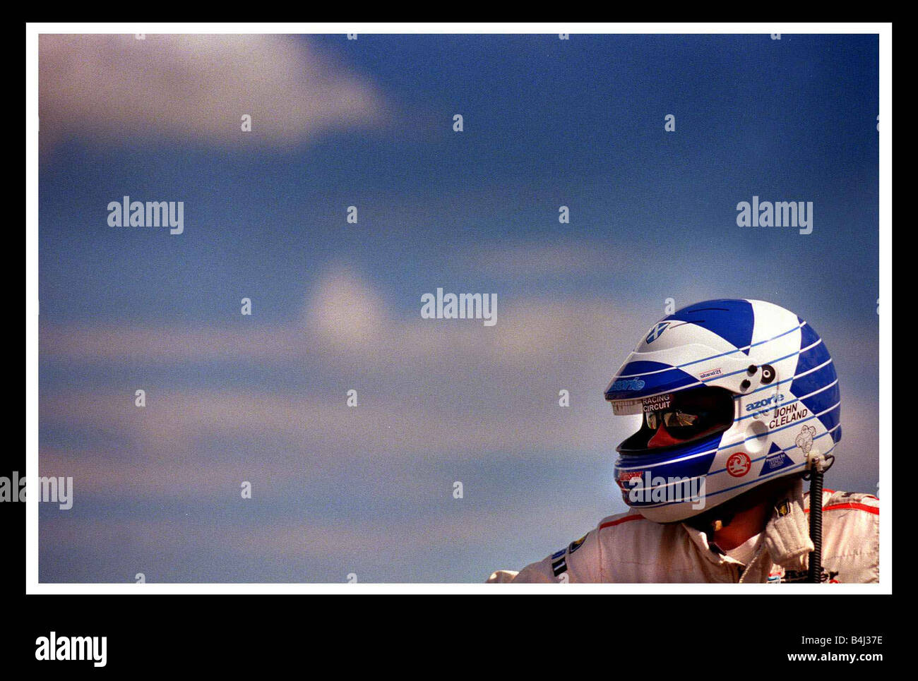 ROAD RECORD SALTIRE HELMET Stock Photo 