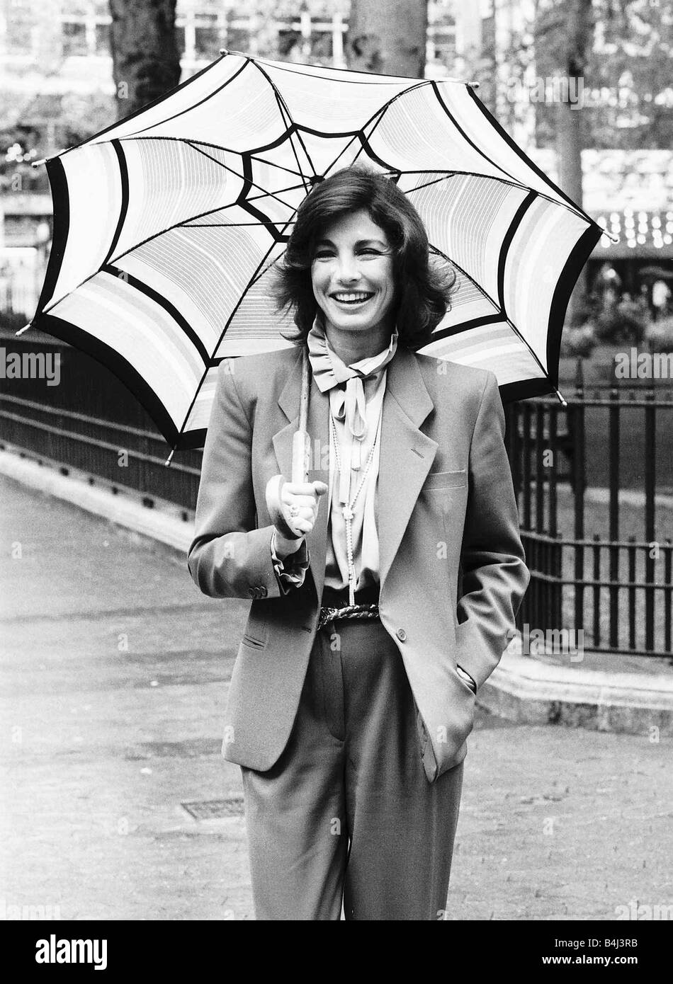 Anne Archer actress who appeared in a film called Green Ice about an attempted emerald robbery May 1981 Dbase msi Stock Photo