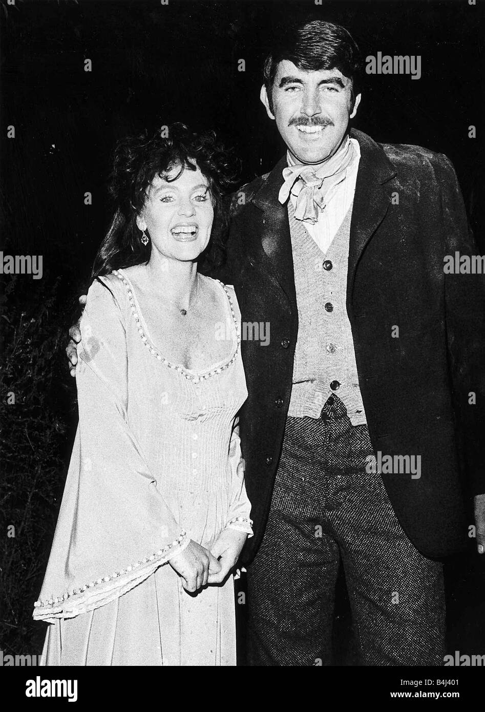 John Alderton Actor with Pauline Collins Actress who star together in Thomas and Sarah Dbase msi Stock Photo