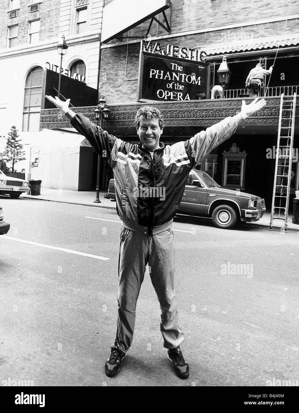 Michael Crawford 2 actor during successful run of Phantom Of The Opera January 1988 dbase MSI Stock Photo