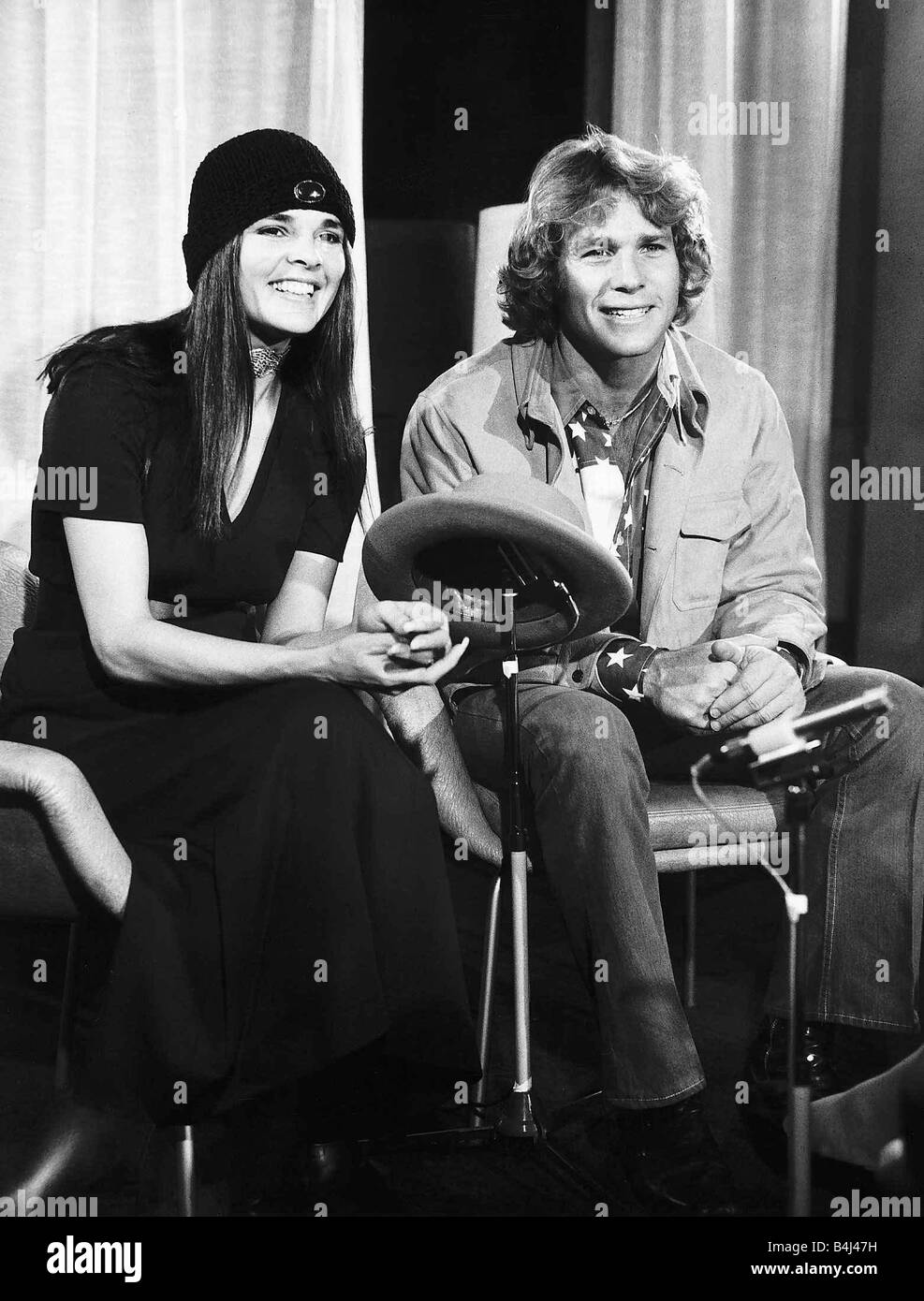 Ryan O Neal Film Actor in London with Ali Macgraw for the new film Love Story March 1971 Dbase MSI Stock Photo