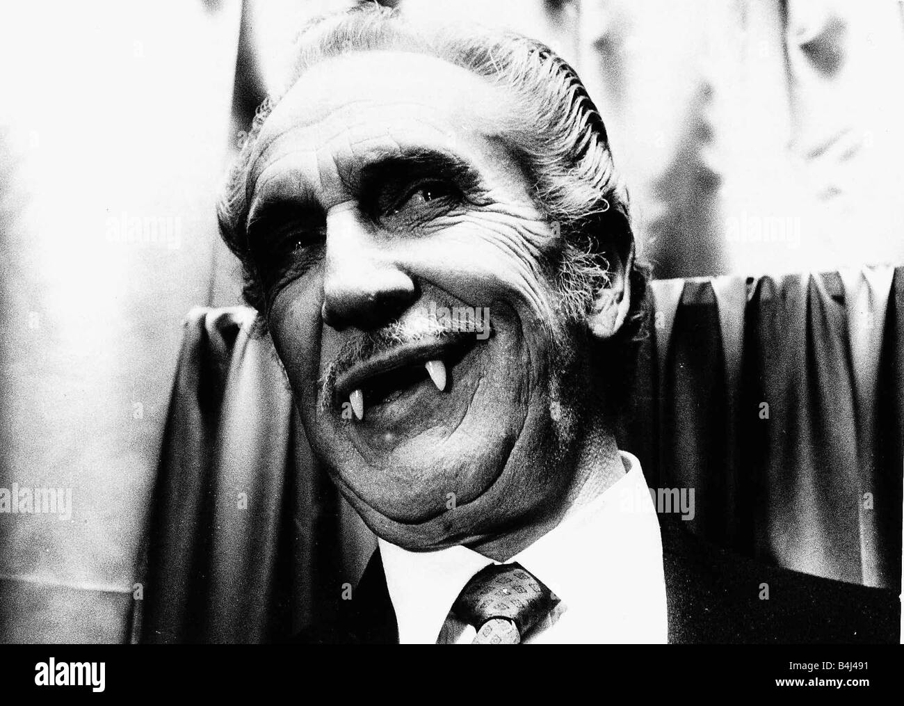 Vincent Price Actor in The Monster Club 1980 Dbase MSI Stock Photo