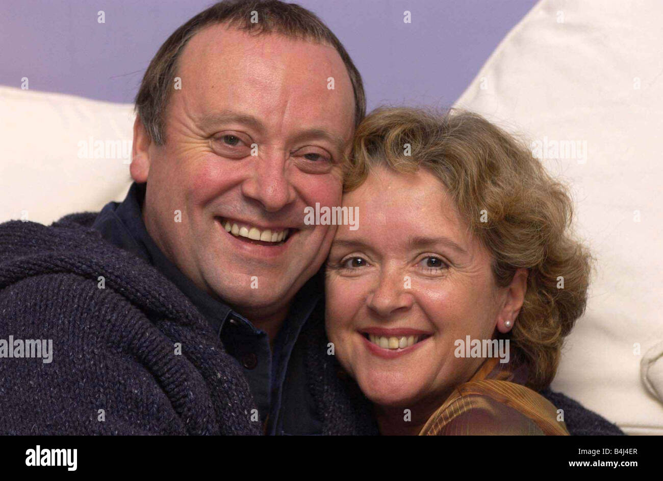 Alex Norton who is the new Taggart on ITV s crime drama with his wife mirrorpix Stock Photo Alamy