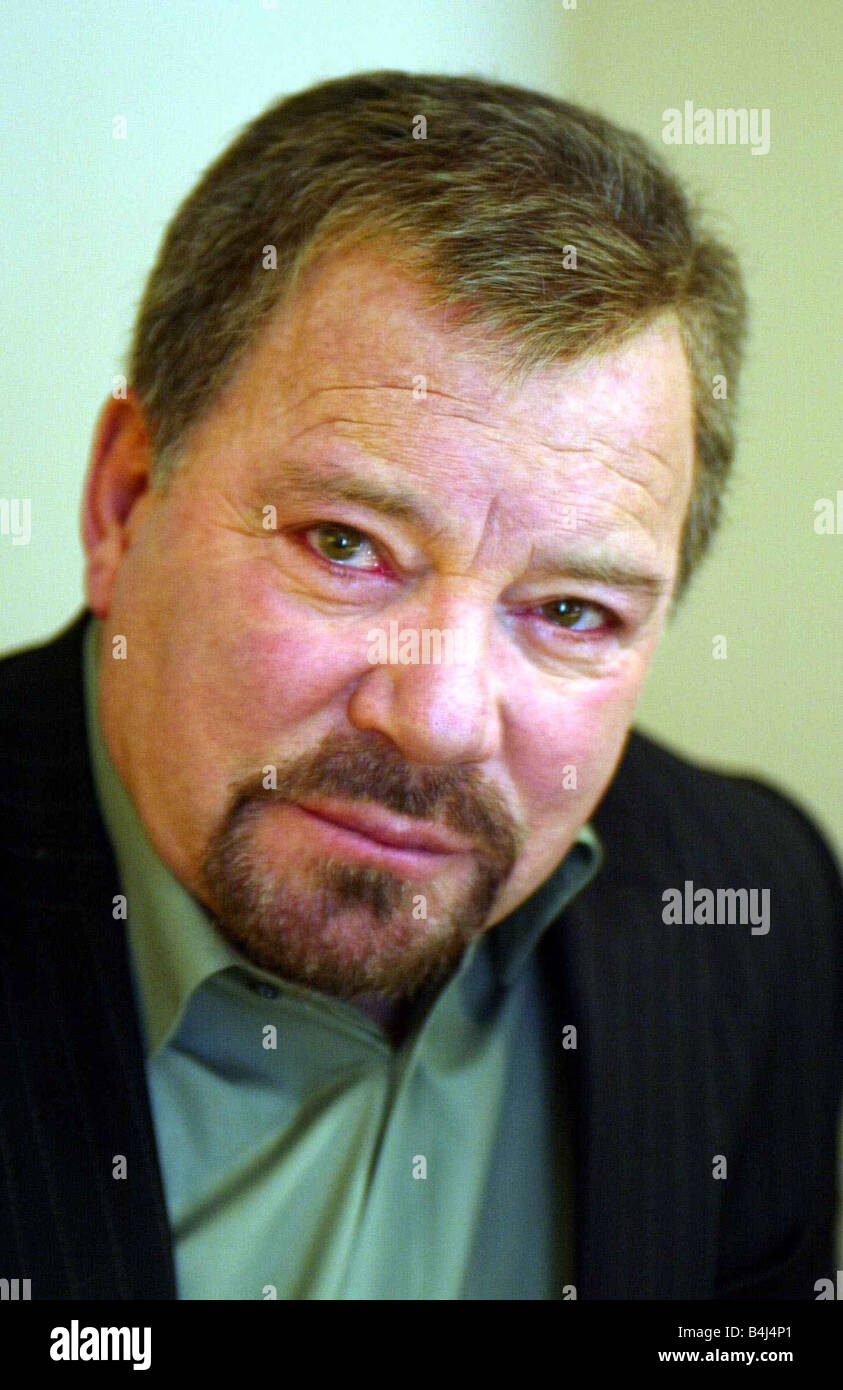 William Shatner December 2002 Actor Writer aka Bill Shatner Pictured in ...