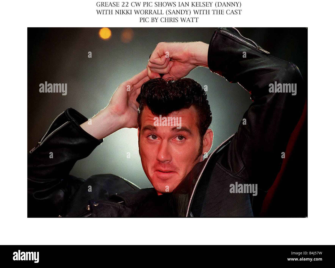 Grease musical Edinburgh Playhouse September 1997 Ian Kelsey actor as